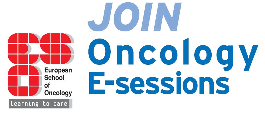 ESO join oncology e-sessions logo